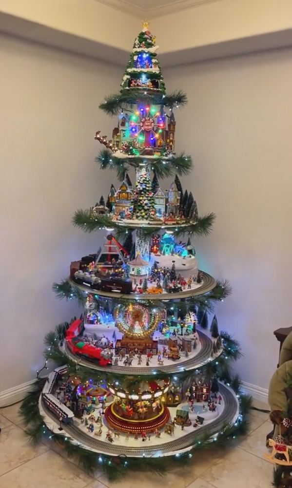 💝Liquidación del último día💥Árbol de Navidad con noria