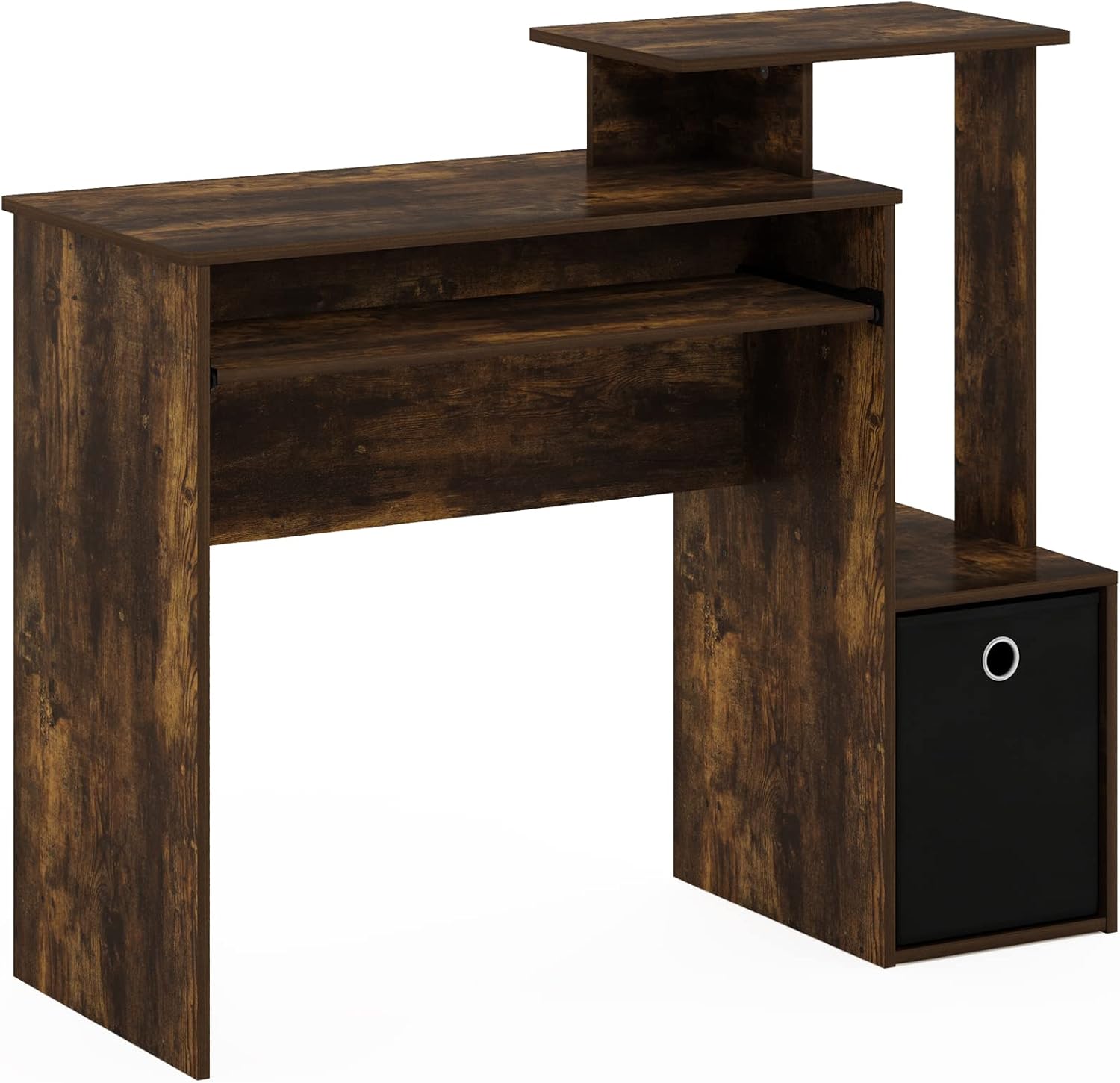 Furinno Econ - computadora Multiusos para computadora de Oficina en casa, Color Gris Roble francés