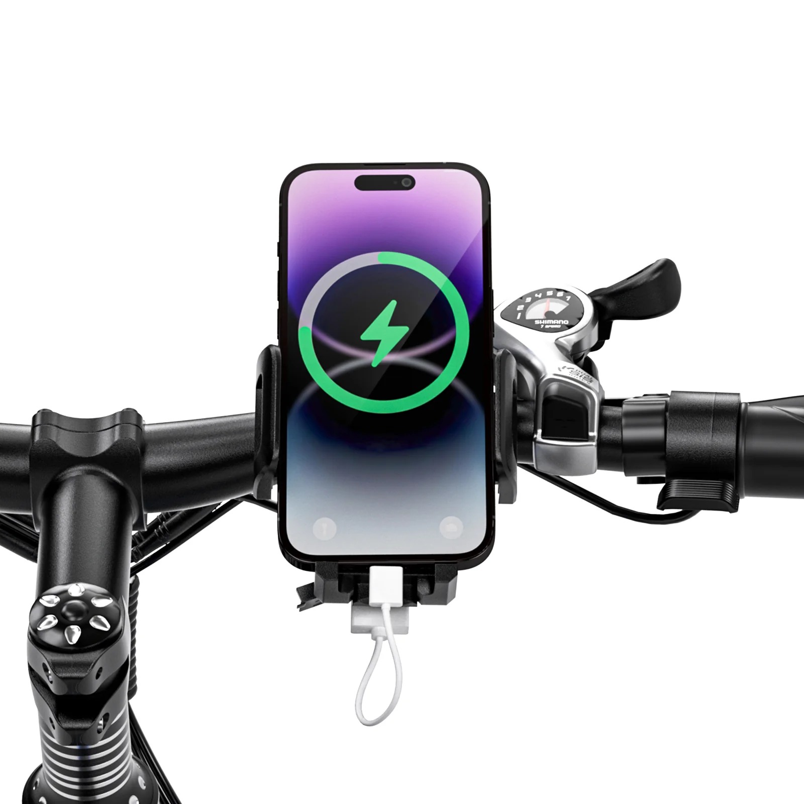 Bicicleta Eléctrica para Adultos 4000W Pico 5000W Motor Doble Ebike 52V 32AH 30-100 Millas hasta 45 MPH 26 Pulgadas Neumáticos Gordos Todo Terreno con Suspensión