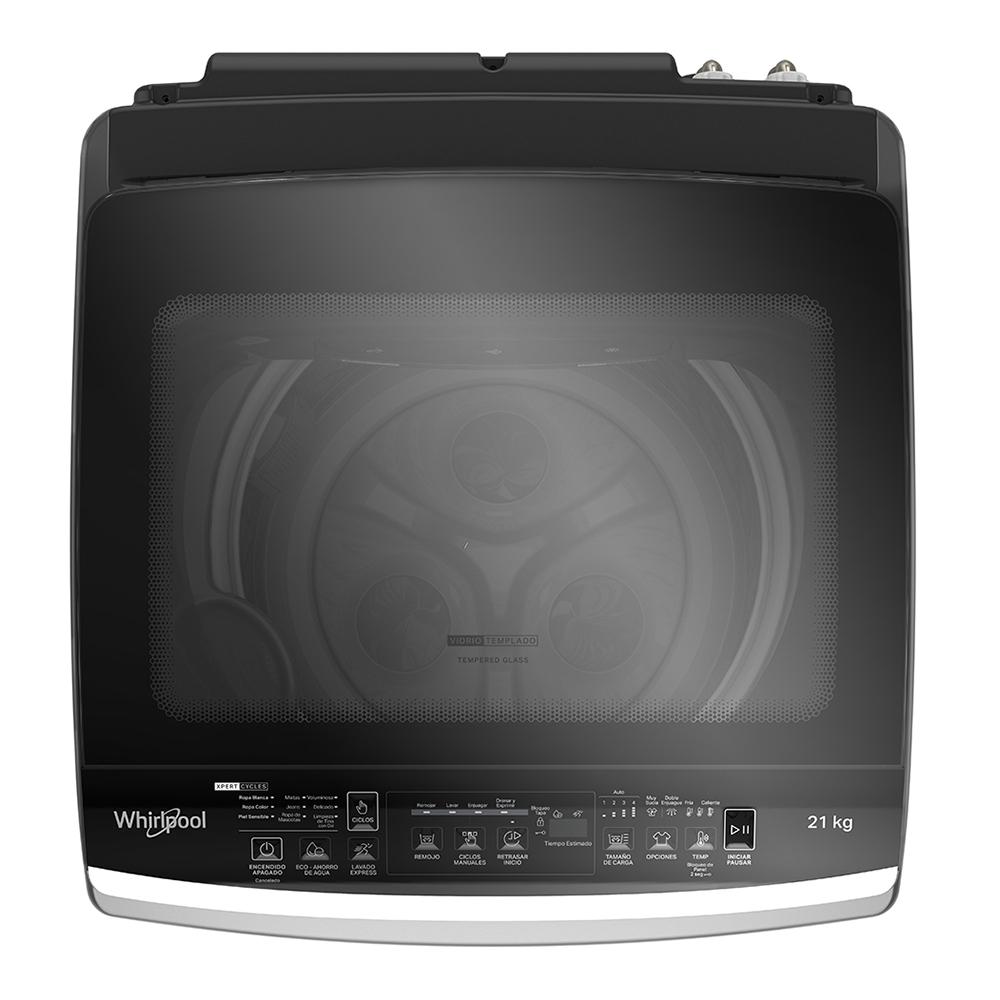 Lavadora Whirlpool Carga Superior 21 Kg Negra