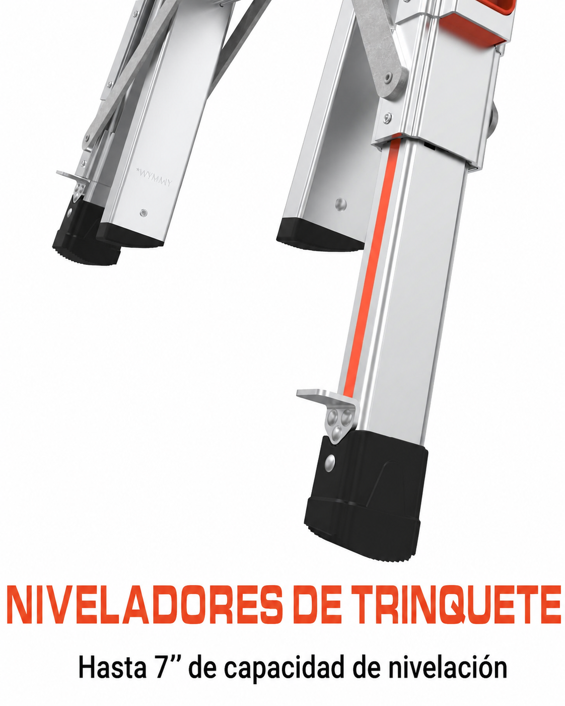 Little Giant Ladders Velocity Escalera plegable multiposición de 17 pies, aluminio, capacidad de carga de 300 libras, tipo 1A extra resistente, alcance de 18 pies, con niveladores de carraca y ruedas