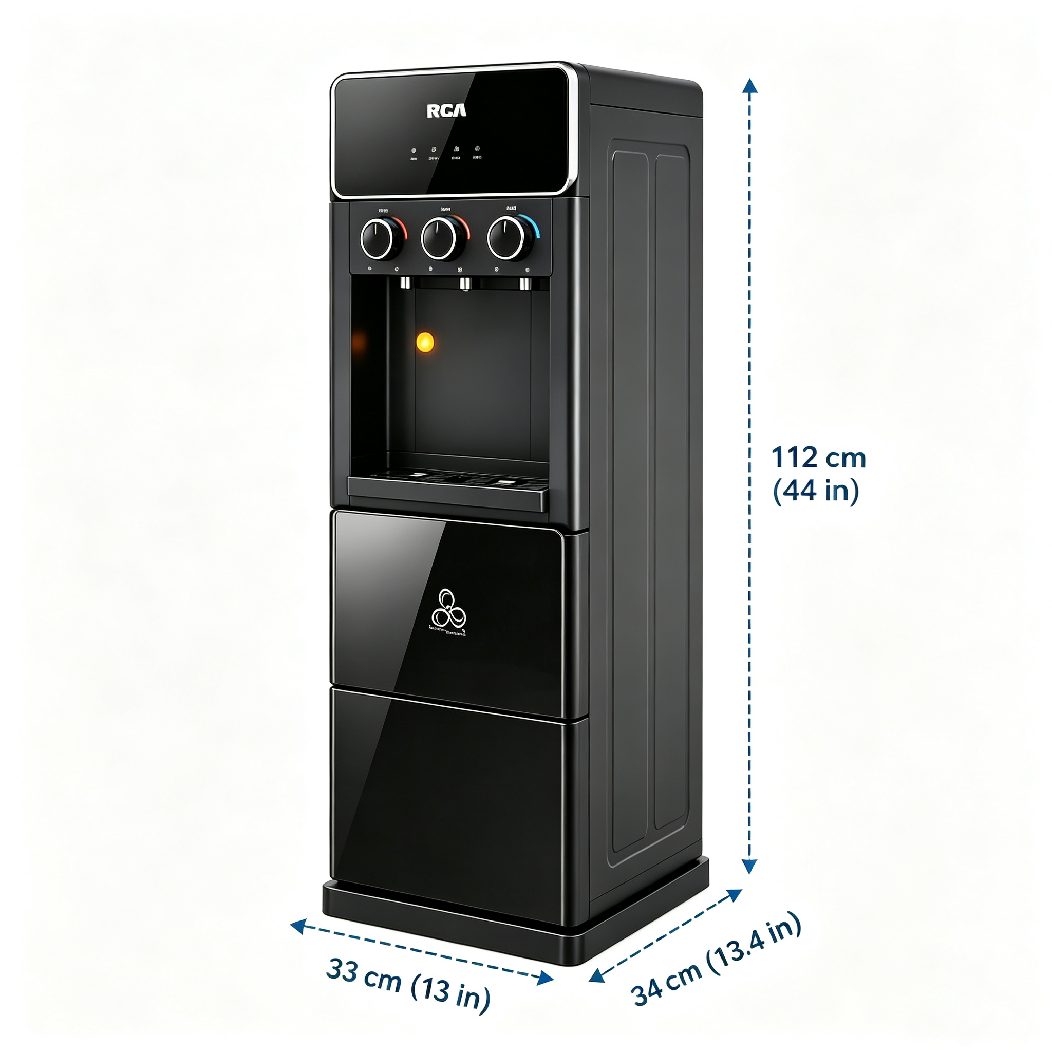🧊 Dispensador de Agua RCA RWC750 3 en 1 | Agua Fría y Caliente + Máquina de Hielo Integrada