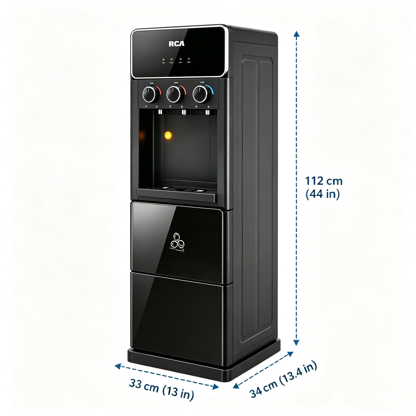 🧊 Dispensador de Agua RCA RWC750 3 en 1 | Agua Fría y Caliente + Máquina de Hielo Integrada