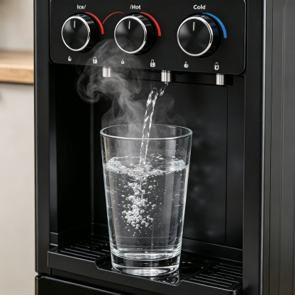 🧊 Dispensador de Agua RCA RWC750 3 en 1 | Agua Fría y Caliente + Máquina de Hielo Integrada