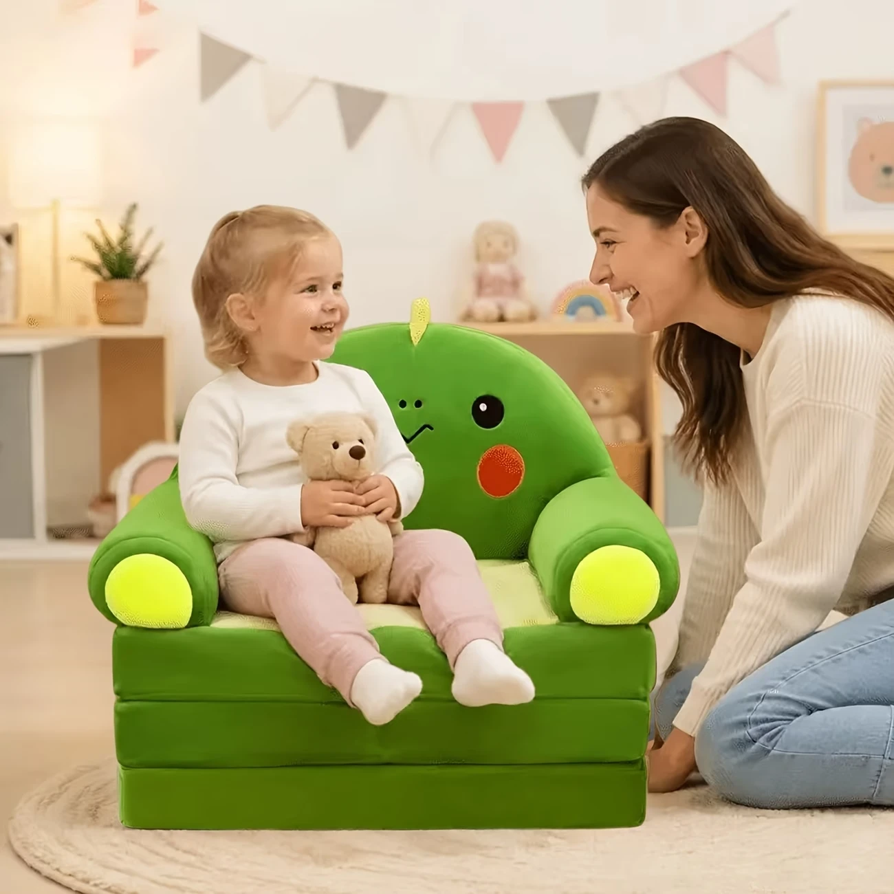 Sofá cama plegable 3 en 1, Sofá plegable 30D, Sofá para niños adecuado para espacios pequeños, habitaciones - Sofá cama convertible fácil de lavar a mano, Sofá comprimible, Sofá cama plegable, Sofá acolchado, Sofá plegable