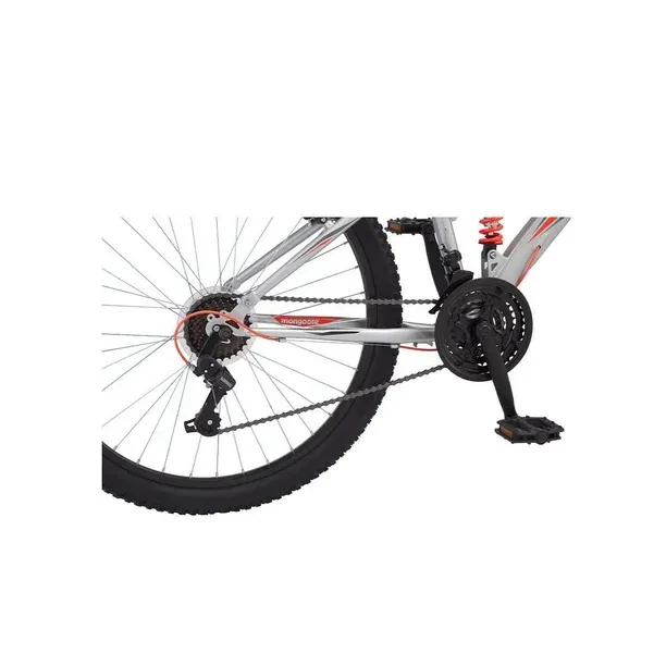 Bicicleta Mongoose Bedlam R26 Blanco con naranja
