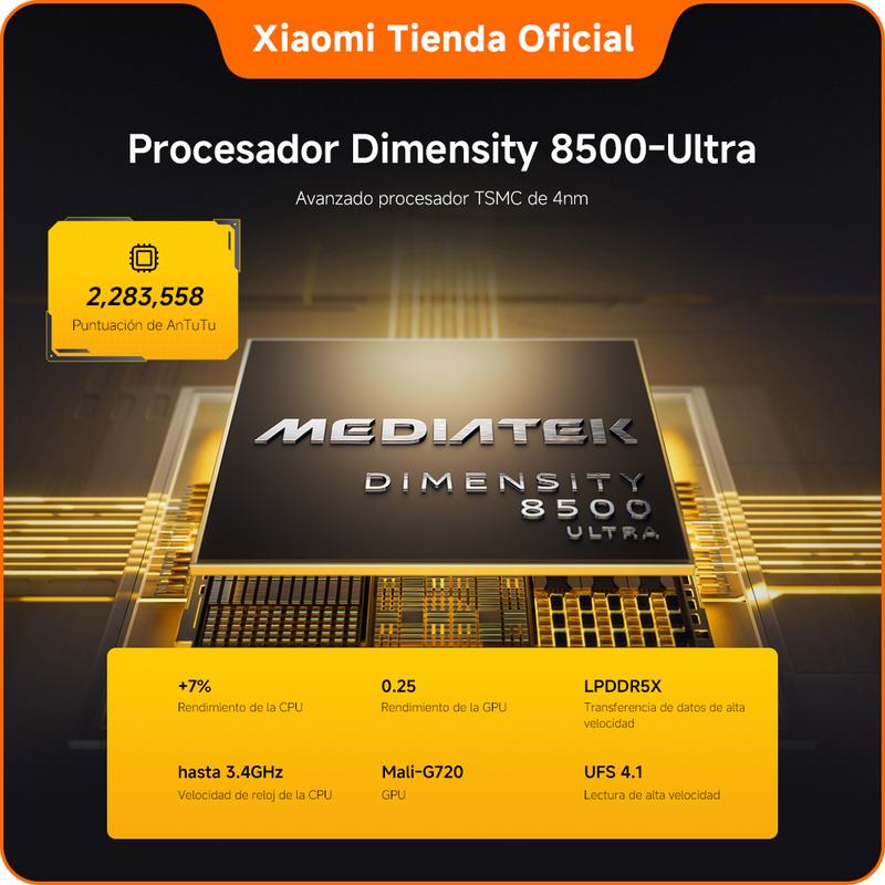 POCO X8 Pro | Con regalo exclusivo | Procesador Dimensity 8500-Ultra | Batería de 6500mAh (típ) con HyperCharge de 100W | Pantalla AMOLED ultrabrillante de 1.5K y 120Hz | Cámara Sony IMX882 de 50MP con OIS | Resistencia al polvo y al agua IP68