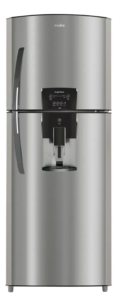 Imagen 1 de 6 de Refrigerador Mabe Rme360fzmrx0 14 Pies Automático 360l Inox Color Inoxidable