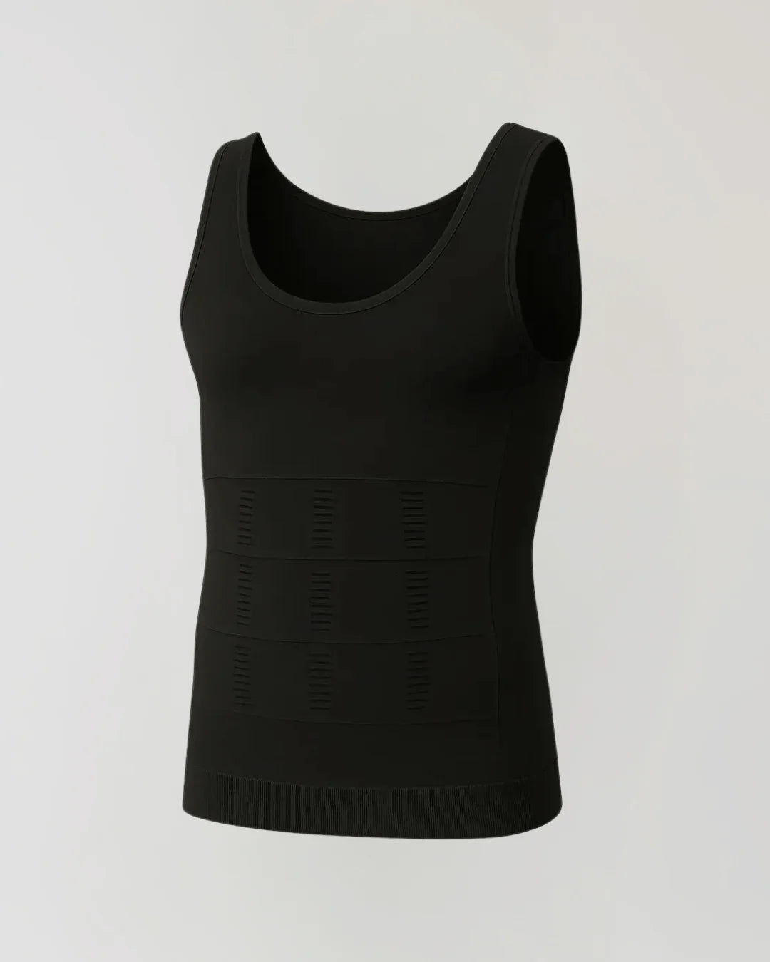 Camiseta de compresión adelgazante para hombre, control de abdomen, cambio en segundos