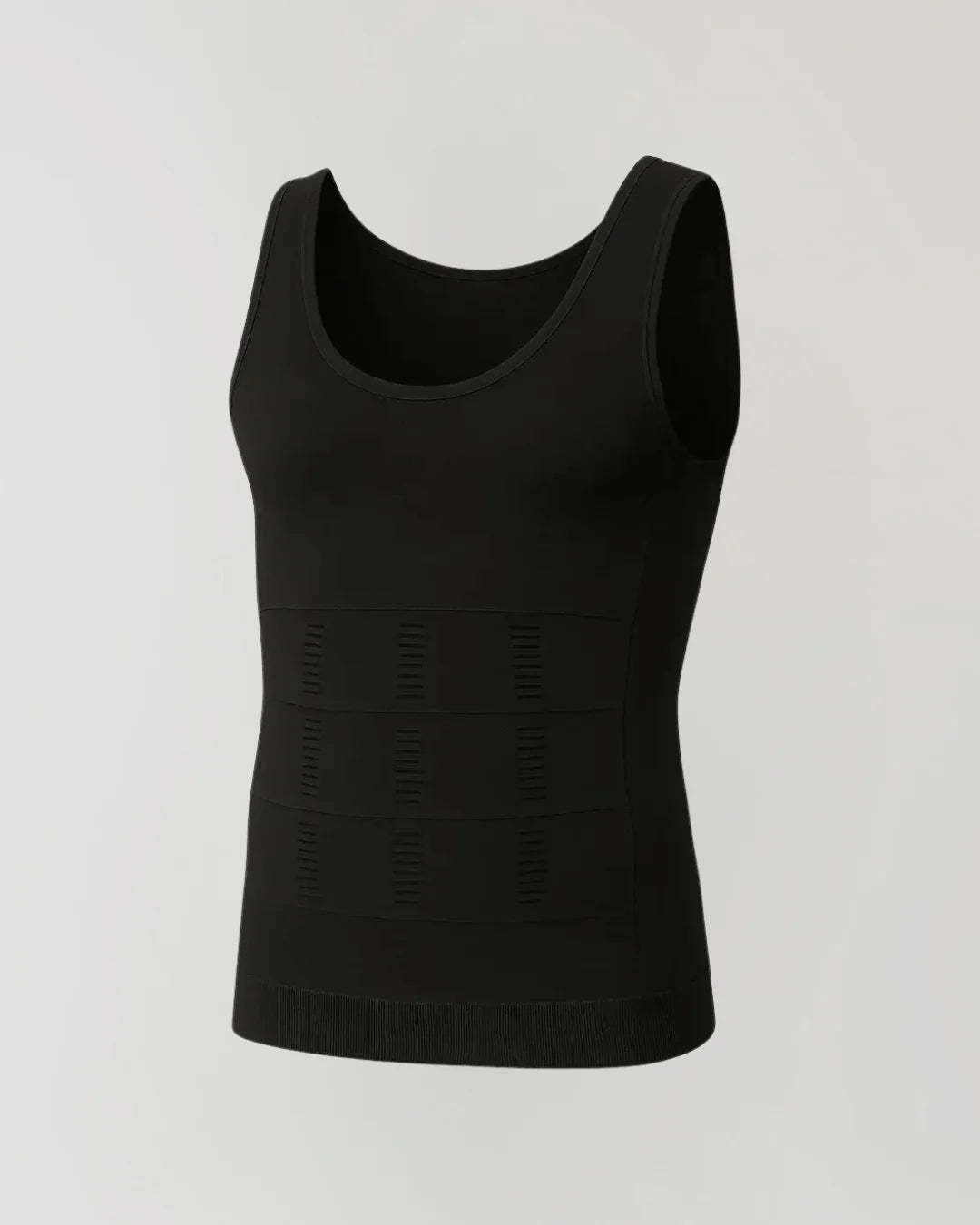 Camiseta de compresión adelgazante para hombre, control de abdomen, cambio en segundos