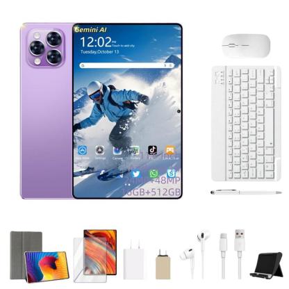 Galaxy Tablet PRO12  11.6Pulgadas Android 16 Última Versión | 16GB RAM + 1024GB Almacenamiento Expandible | Pantalla Grande HD | Batería 10000mAh | WiFi 5G | Ideal para Clases, Trabajo y Regalo Navideño