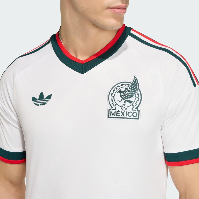 Paquete de 3 piezas：Jersey adidas para Hombre Visitante Selección Nacional de México 26 Blanco