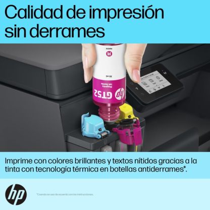 HP Impresora Multifuncional HP Smart Tank 530, Tinta Continua, Color, Wi-Fi, Dúplex (Doble Cara) Manual, ADF Alimentador Automático (4SB24A)