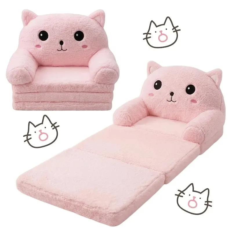 Sofá cama plegable 3 en 1, Sofá plegable 30D, Sofá para niños adecuado para espacios pequeños, habitaciones - Sofá cama convertible fácil de lavar a mano, Sofá comprimible, Sofá cama plegable, Sofá acolchado, Sofá plegable