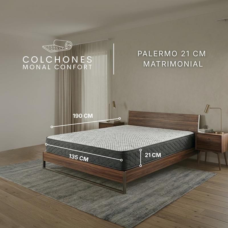 Colchón Monal Confort PALERMO Matrimonial