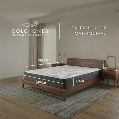 Colchón Monal Confort PALERMO Matrimonial