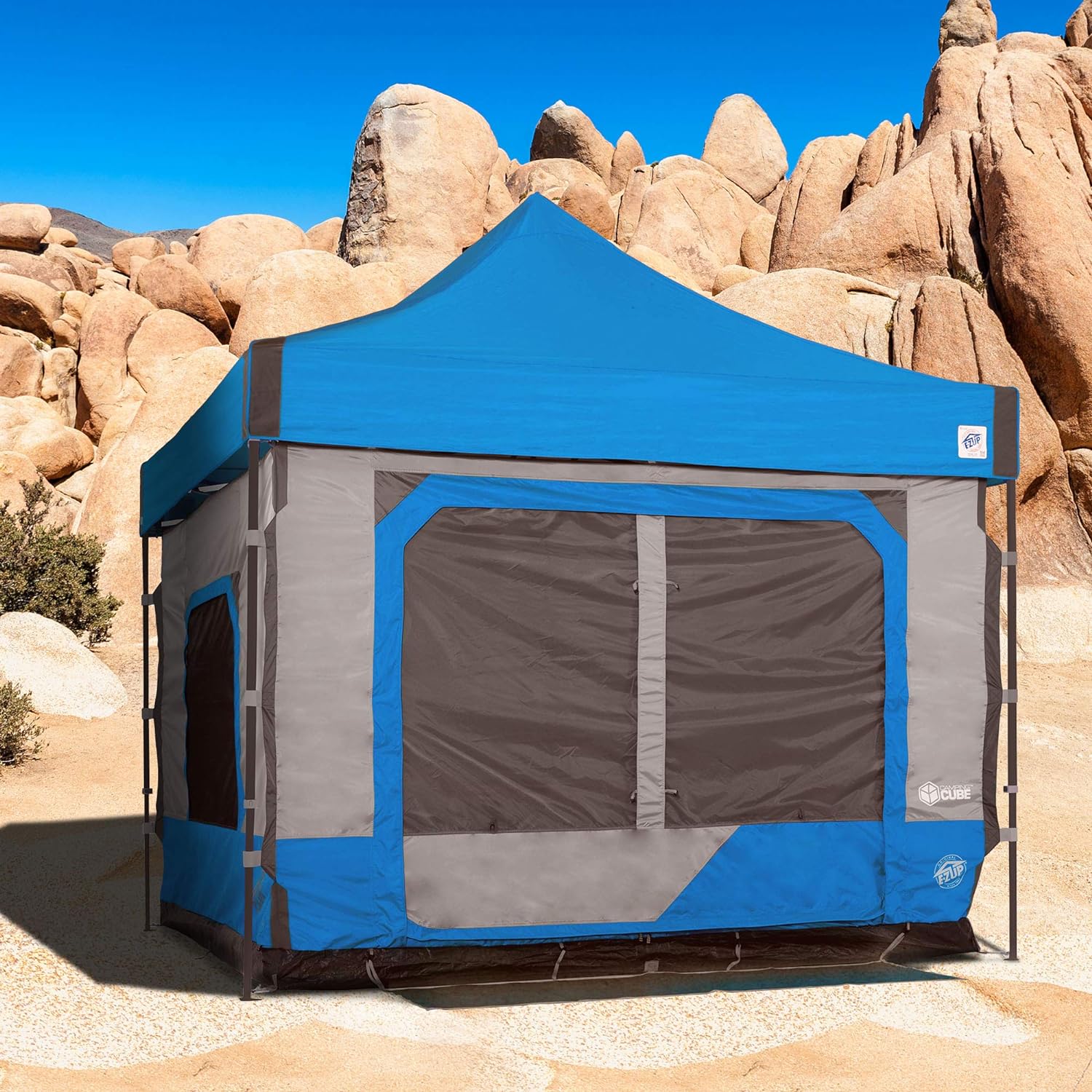 E-Z UP Inc Camping Cube 6.4 Tienda de campaña para Exteriores, Punch