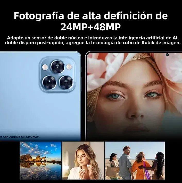 Galaxy Tablet PRO12  11.6Pulgadas Android 16 Última Versión | 16GB RAM + 1024GB Almacenamiento Expandible | Pantalla Grande HD | Batería 10000mAh | WiFi 5G | Ideal para Clases, Trabajo y Regalo Navideño