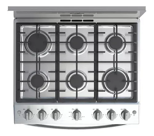 Estufa Al Piso Gas Lp Whirlpool 30 Gris Wfr3400d