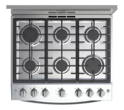 Estufa Al Piso Gas Lp Whirlpool 30 Gris Wfr3400d