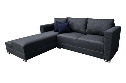 Sala esquinera en U El Bazar Store modelo Corbel gris oxford 4 salas en 1