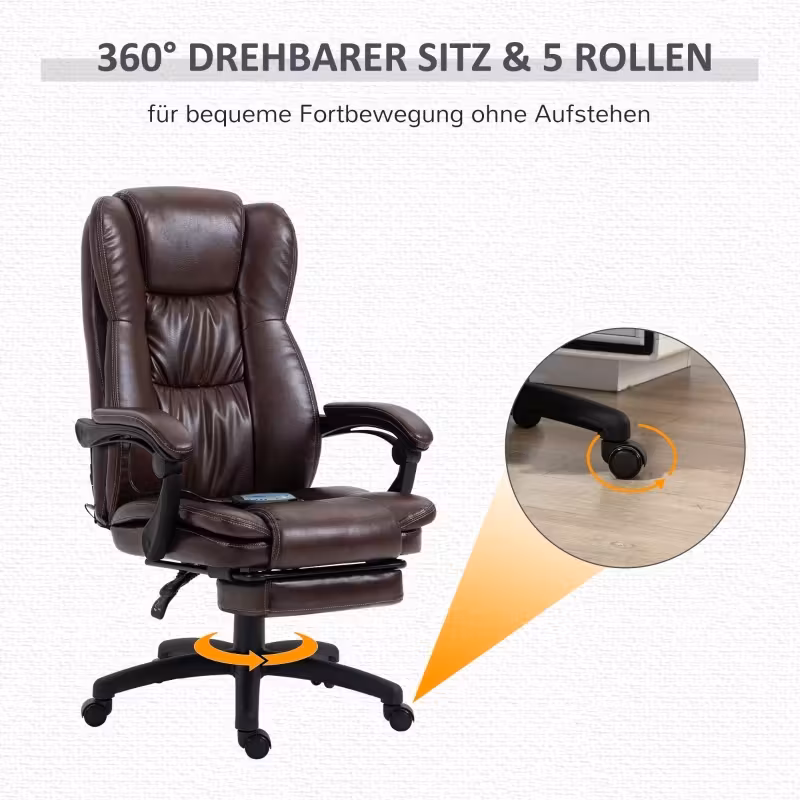 silla ajustable con función de masaje, silla de ergonómica con respaldo y soporte de cabeza, base resistente de 5 ruedas y de 5 posiciones, silla de escritorio ejecutiva para en casa, compatible con sistemas de masaje (no requiere montaje), silla de para el hogar, silla de ergonómica, silla ergonómica, silla de escritorio, silla de para en casa, silla de ergonómica, silla ejecutiva Detalles del producto 5