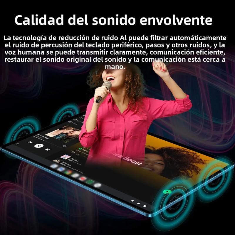 Galaxy Tablet PRO12  11.6Pulgadas Android 16 Última Versión | 16GB RAM + 1024GB Almacenamiento Expandible | Pantalla Grande HD | Batería 10000mAh | WiFi 5G | Ideal para Clases, Trabajo y Regalo Navideño