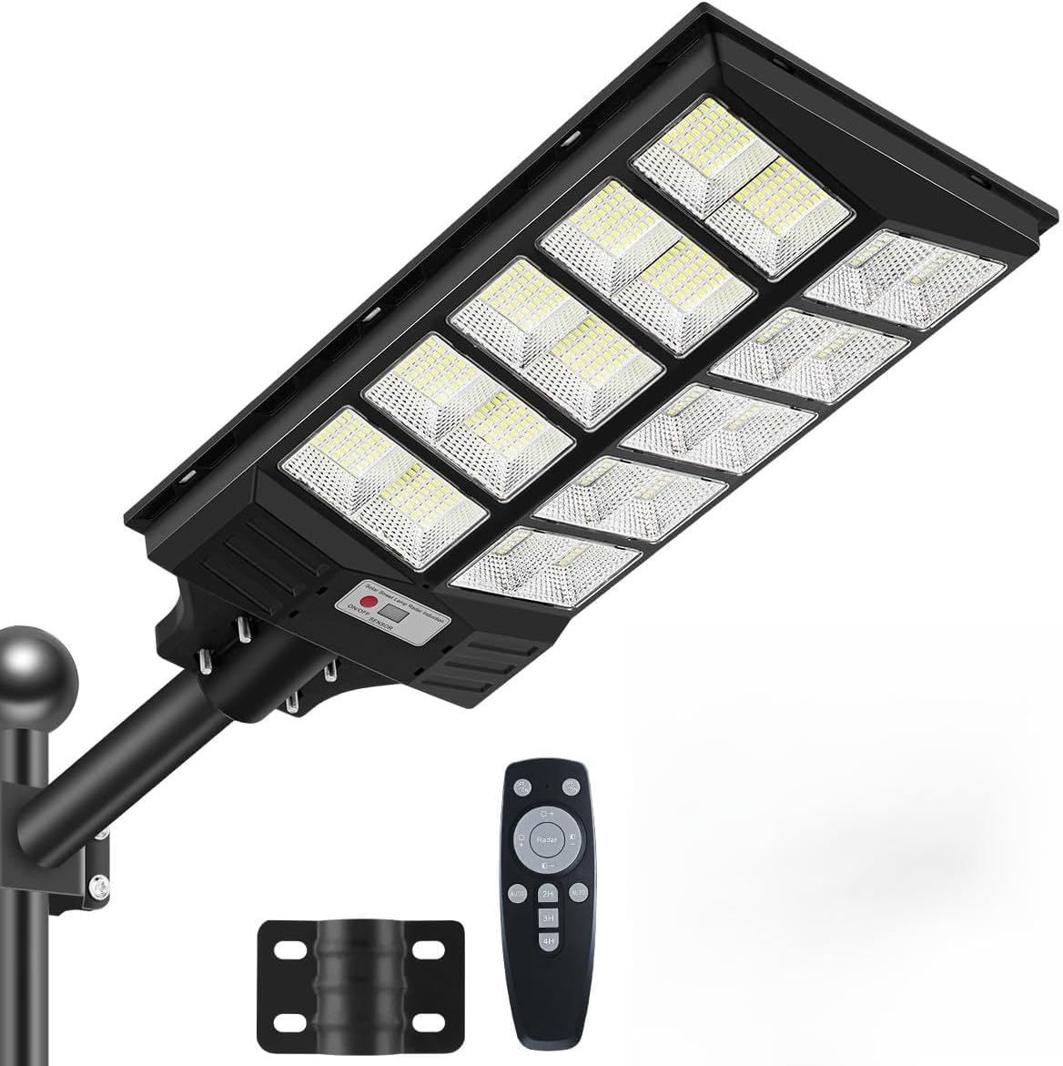 Lampara Solar Exterior Potente, Extra Grande Luz Solar