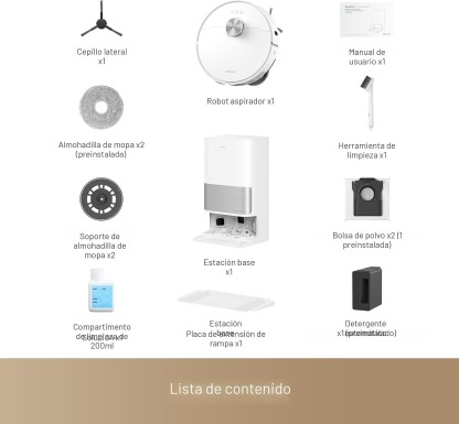 DREAME L10s Ultra Gen 2 Robot Aspirador y Fregona, succión de 10,000 Pa, tecnología MopExtend, estación base todo en uno, autovaciado de 75 días, fregona con autolavado y secado, prevención