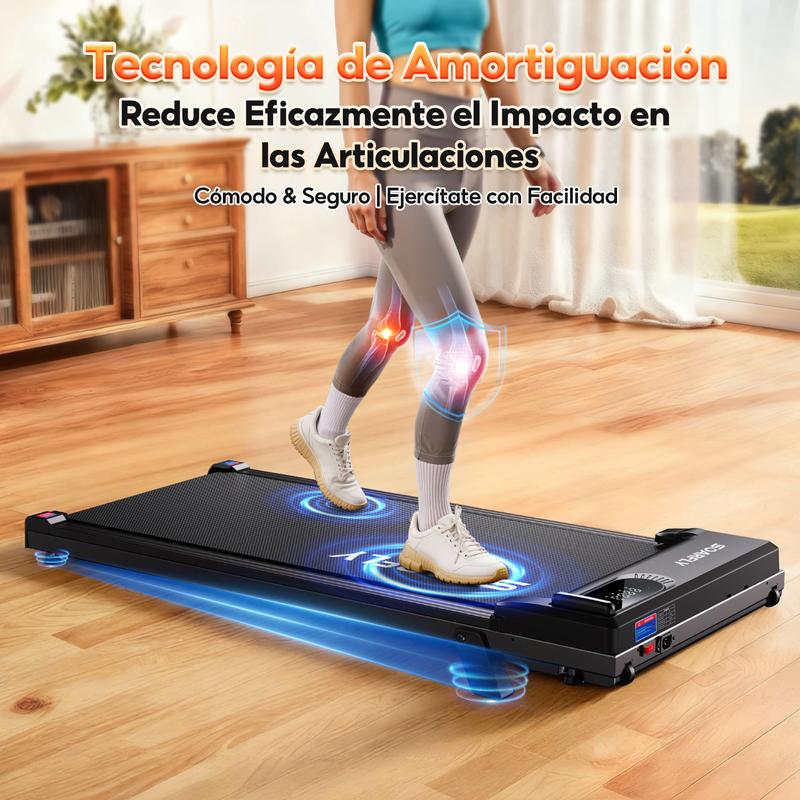 Caminadora Trotadora Eléctrica, Multi-velocidad, Quema Calorías Rápido, Diseño Plegable Compacto, Silenciosa, Carga 150 kg, Entrena en Casa/Oficina, Equipamiento deportivo interior y exterior