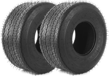 AR-PRO Paquete de 2 neumáticos para cortacésped de 20 x 8.00-8 (4 capas sin cámara), neumáticos sin cámara de repuesto para cortacésped, carritos de golf y ATV, llanta no incluida
