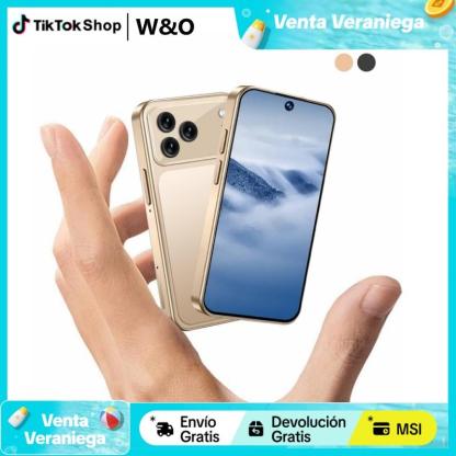 Teléfono Inteligente Mini de 3.0 Pulgadas, Doble Tarjeta SIM, 3G, Android 14, 3GB de RAM, 64GB de Almacenamiento, Dispositivo Portátil con GPS, Bluetooth y WiFi