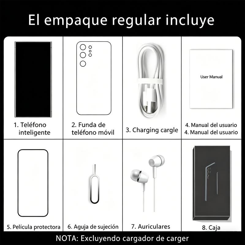 [Kit Completo] Smartphone S25 5G | 1TB | Lápiz Óptico + 5 Regalos Exclusivos | Batería 6800mAh