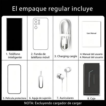 [Kit Completo] Smartphone S25 5G | 1TB | Lápiz Óptico + 5 Regalos Exclusivos | Batería 6800mAh