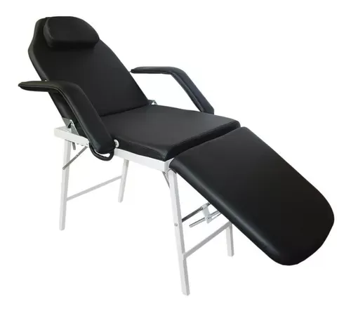 Silla Faciales Cama Camilla Sillon Spa Masaje Color Negro Urban Design AT17369
