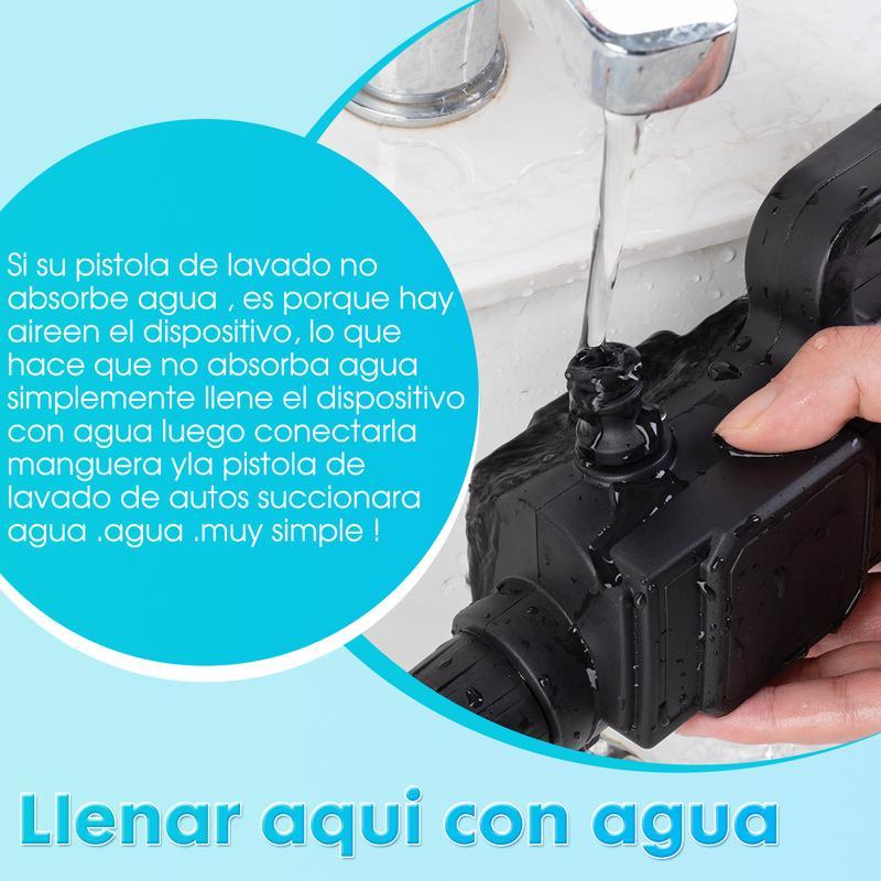 Hidrolavadora Inalámbrica Portátil de Alta Presión para Auto y Hogar, con Espumadora, 1 o 2 Baterías Según la Opción Seleccionada