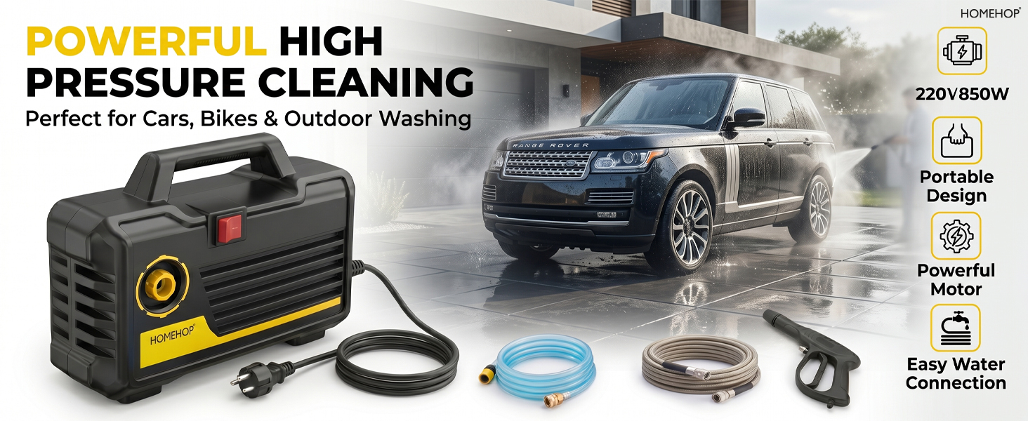 portable pressure washer for car