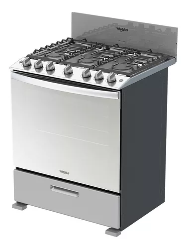 Estufa Al Piso Gas Lp Whirlpool 30 Gris Wfr3400d
