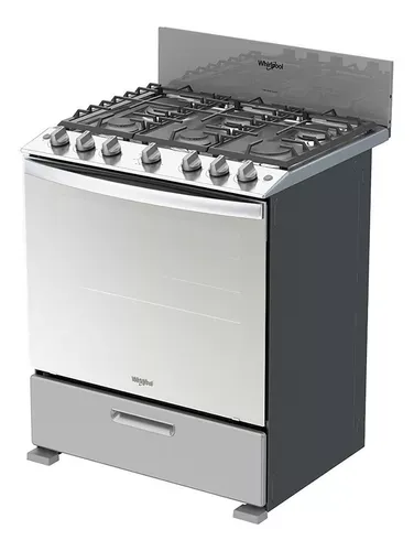 Estufa Al Piso Gas Lp Whirlpool 30 Gris Wfr3400d
