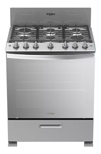 Estufa Al Piso Gas Lp Whirlpool 30 Gris Wfr3400d