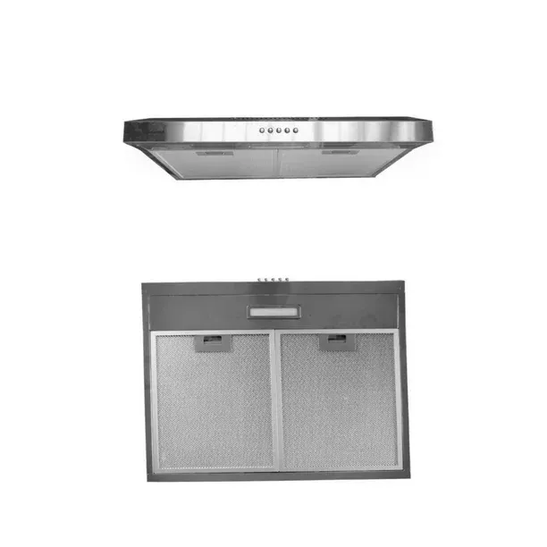 Combo Maxims Parrilla y Campana Maxims DUO PACK STEEL 60 | Acero Inoxidable | Moderno y Funcional