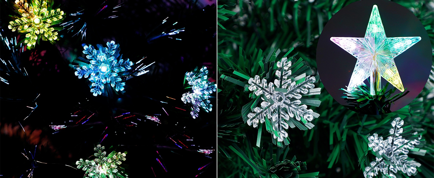 Pre-Lit Green Artificial Christmas Tree