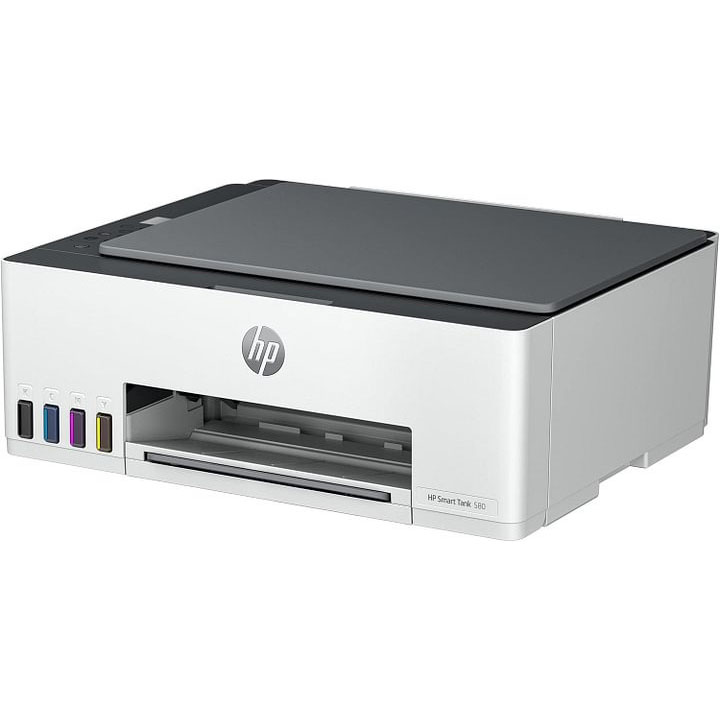 HP Impresora Multifuncional Smart Tank 580, Tinta Continua, Color, Wi-Fi, Dúplex (Doble Cara) Manual, Impresión Desde Smart App, 2 años de Garantía (1F3Y2A)