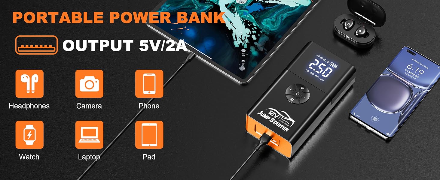 Car Battery Jump Starter