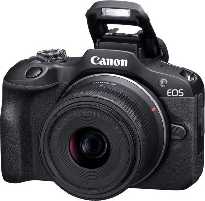 Canon Cámara Mirrorless R100 RF-S 18-45mm F4.5-6.3 IS STM