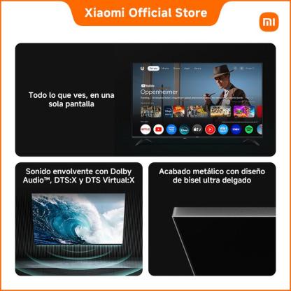 TV A 43 2026 | Google TV | Diseño Elegante con Bisel Ultrafino | Dolby Audio DTS:X + DTS Virtual:X1 | Voice Control