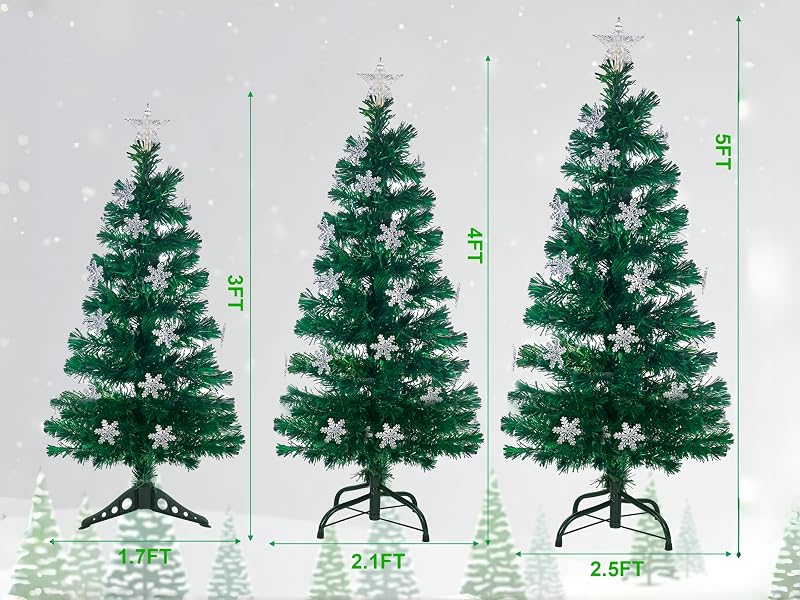 Pre-Lit Green Artificial Christmas Tree