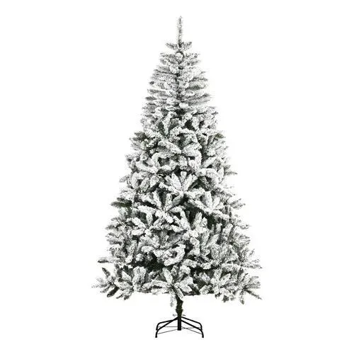 Arbol De Navidad 180 Cm Artificial Pino Navideño Frondoso - Blanco