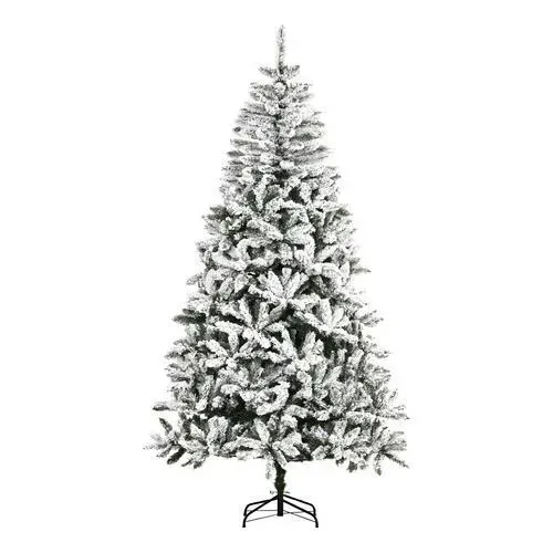 Arbol De Navidad 180 Cm Artificial Pino Navideño Frondoso - Blanco