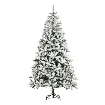 Arbol De Navidad 180 Cm Artificial Pino Navideño Frondoso - Blanco